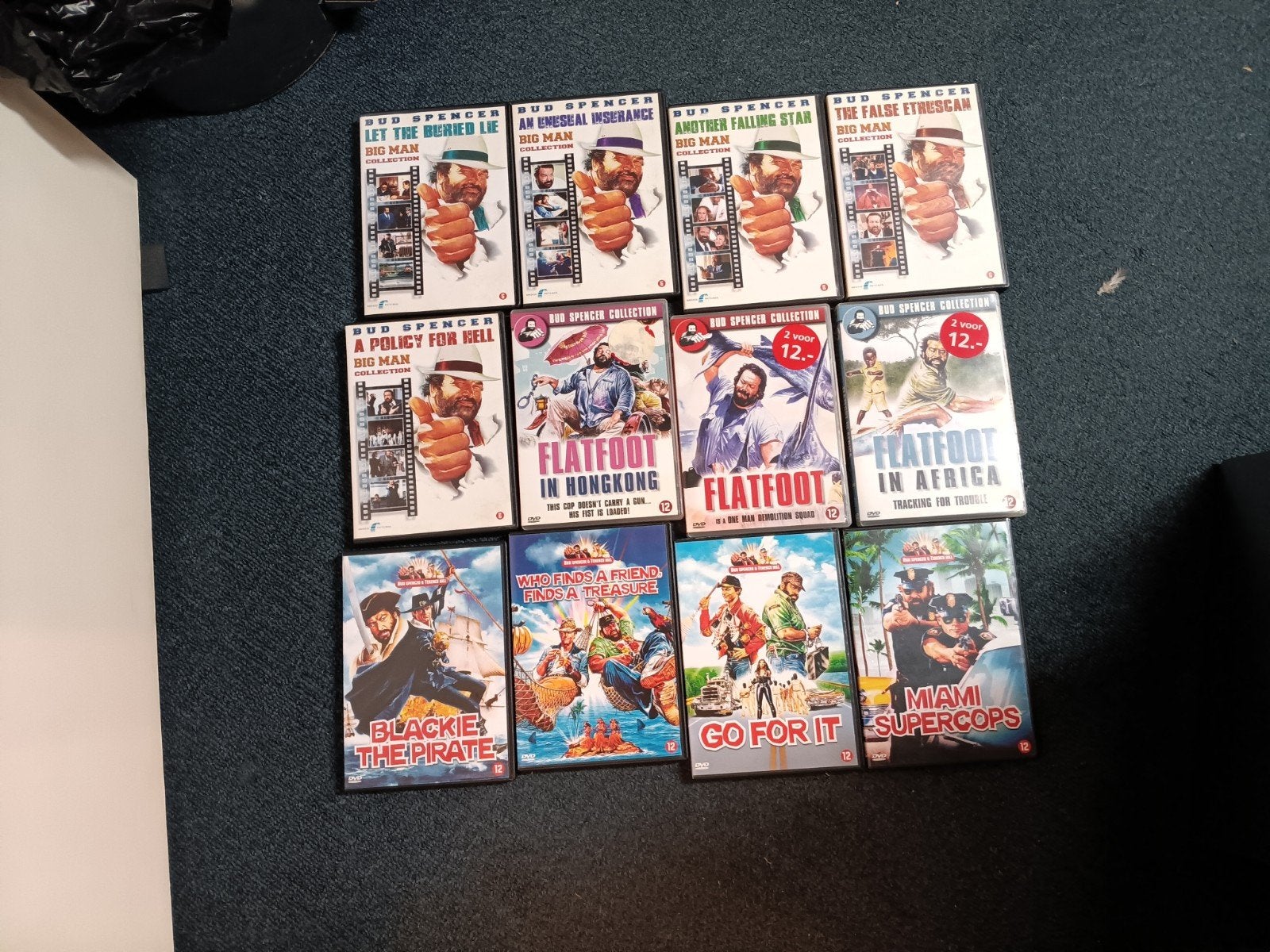 Bud Spencer DVD Collectie - 12 films, Gebruikt, Nederlands, Vanaf 12 jaar, Engels