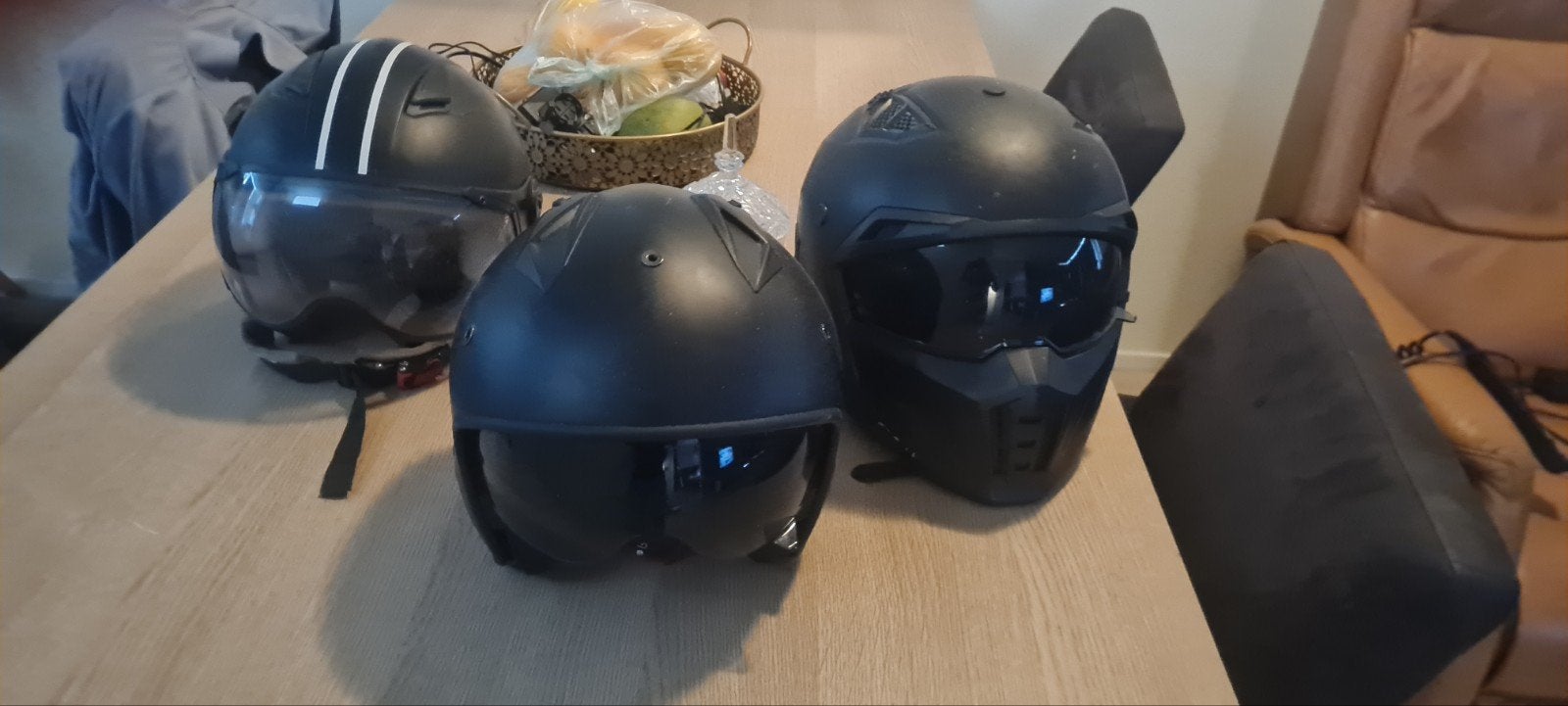 Diverse motorhelmen - Verschillende types en maten, Fietsen en Brommers, Brommeronderdelen | Scooters, Overige merken, Overige typen
