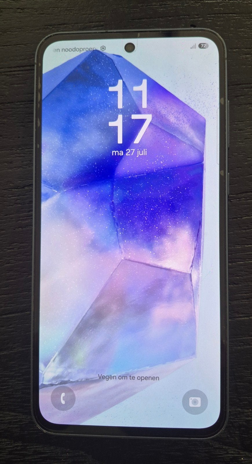 Samsung Galaxy A55 5G - Zo goed als nieuw, Zwart, Touchscreen, Ophalen of Verzenden, Zo goed als nieuw