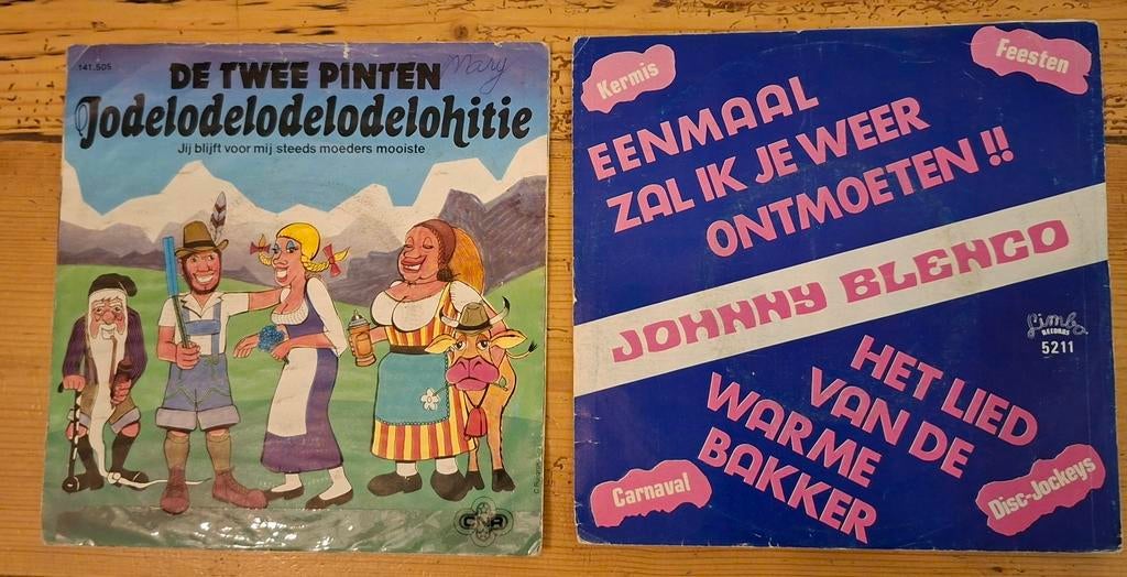 1x single Twee Pinten 1x Johnny Blenco Nederlands, Ophalen of Verzenden, Gebruikt, Overige formaten, Levenslied of Smartlap