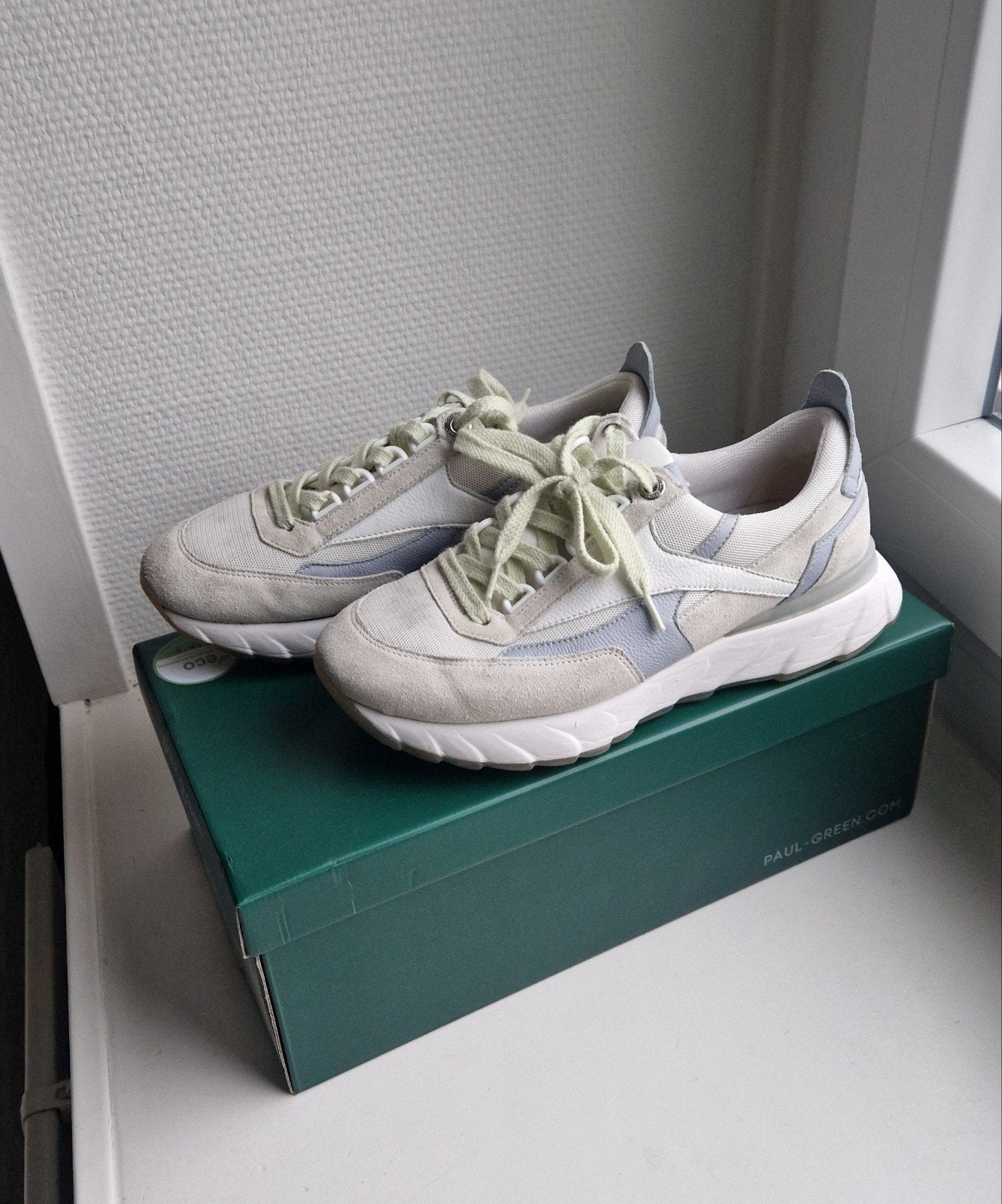 Paul Green sneakers maat 37 beige/ blauw, Beige, Ophalen of Verzenden, Sneakers of Gympen, Paul Green