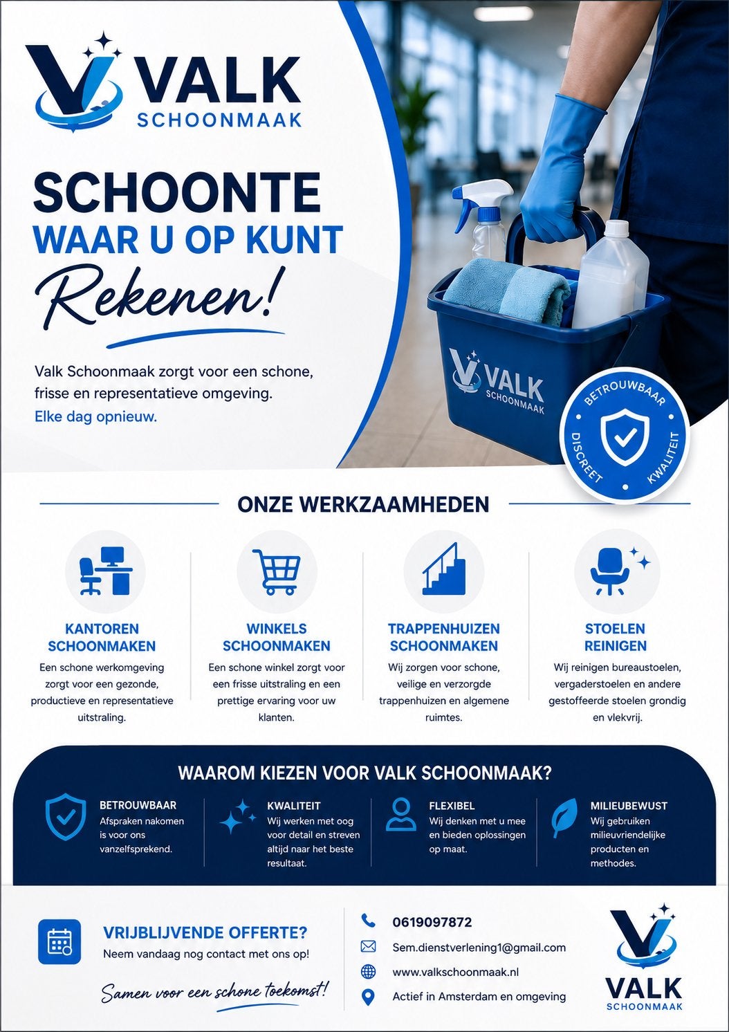 Schoonmaakwerkzaamheden, Vacatures, Overige niveaus, Vanaf 10 jaar, Overige vormen