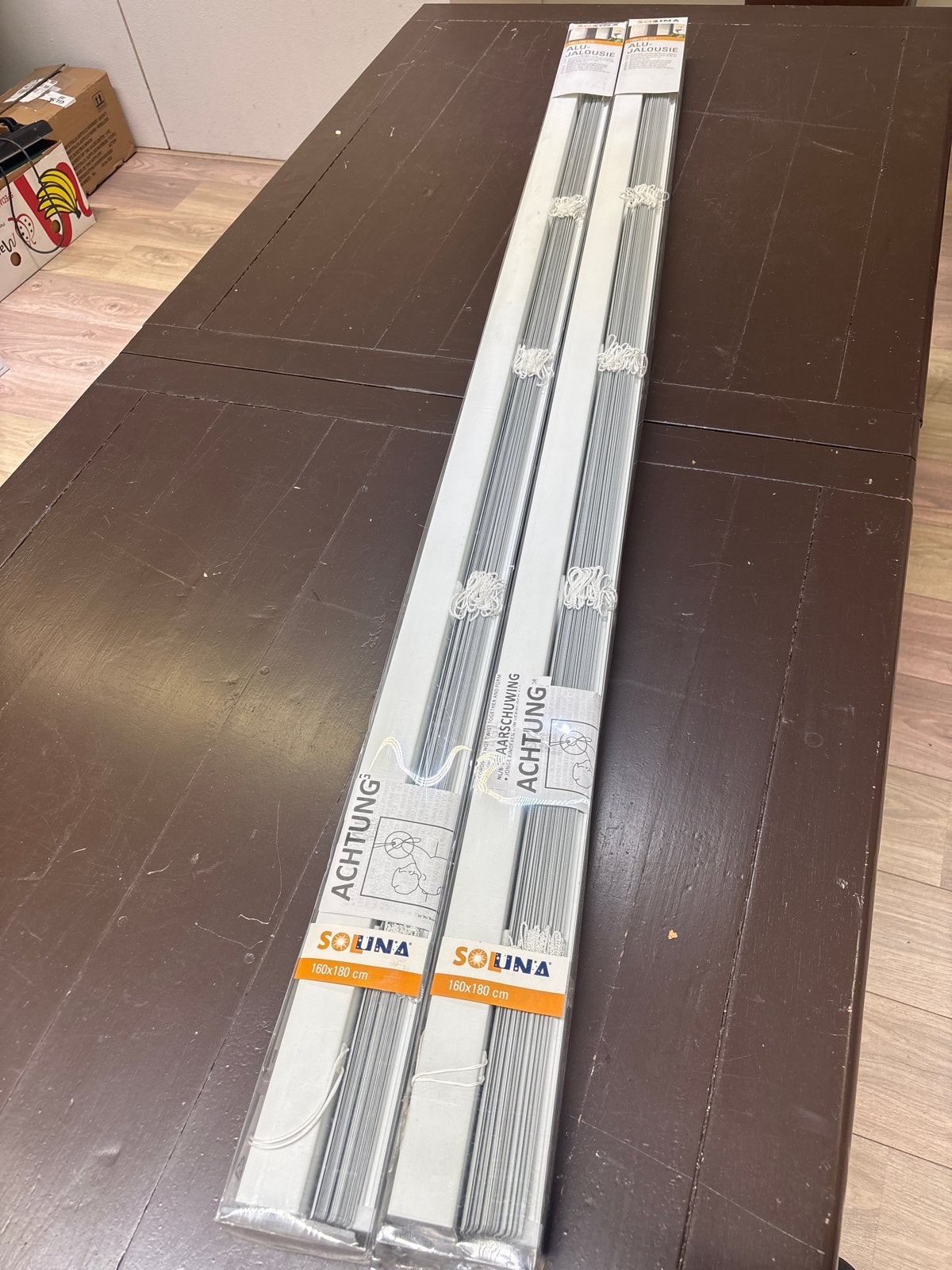2x Soluna Aluminium Jaloezieën 160x180 cm - Nieuw in verpakk, Ophalen, Wit, Info@hornbach.de, Soluna