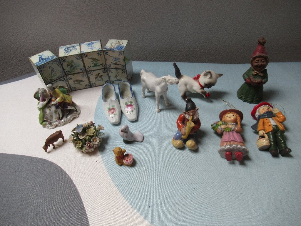 verzameling OUDE BEELDJES etc. / antiek & curiosa, Ophalen of Verzenden, Gebruikt, Overige typen