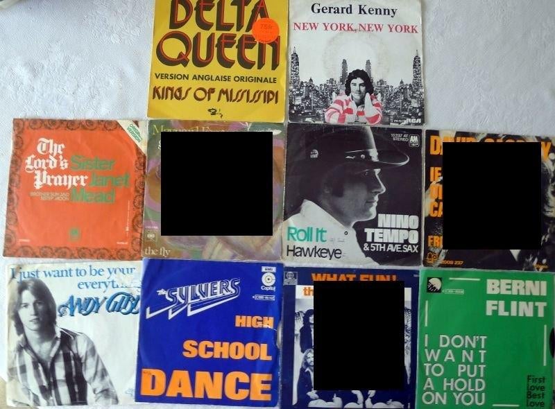 50-tal 45t singles 60's, seventies en eighties, Ophalen of Verzenden, Zo goed als nieuw, Pop, Single