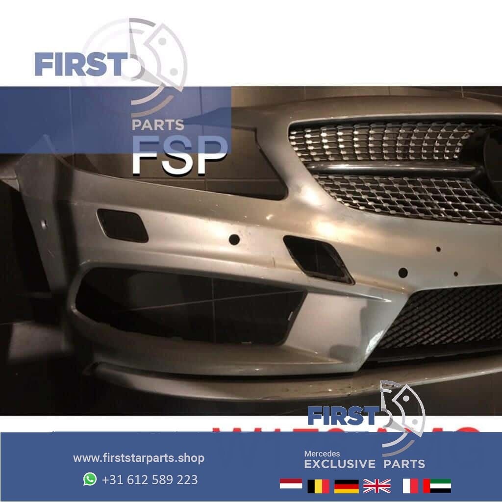 W176 AMG Voorbumper + diamond gril Mercedes A Klasse 2012-20, Gebruikt, -, Voor, Ophalen of Verzenden