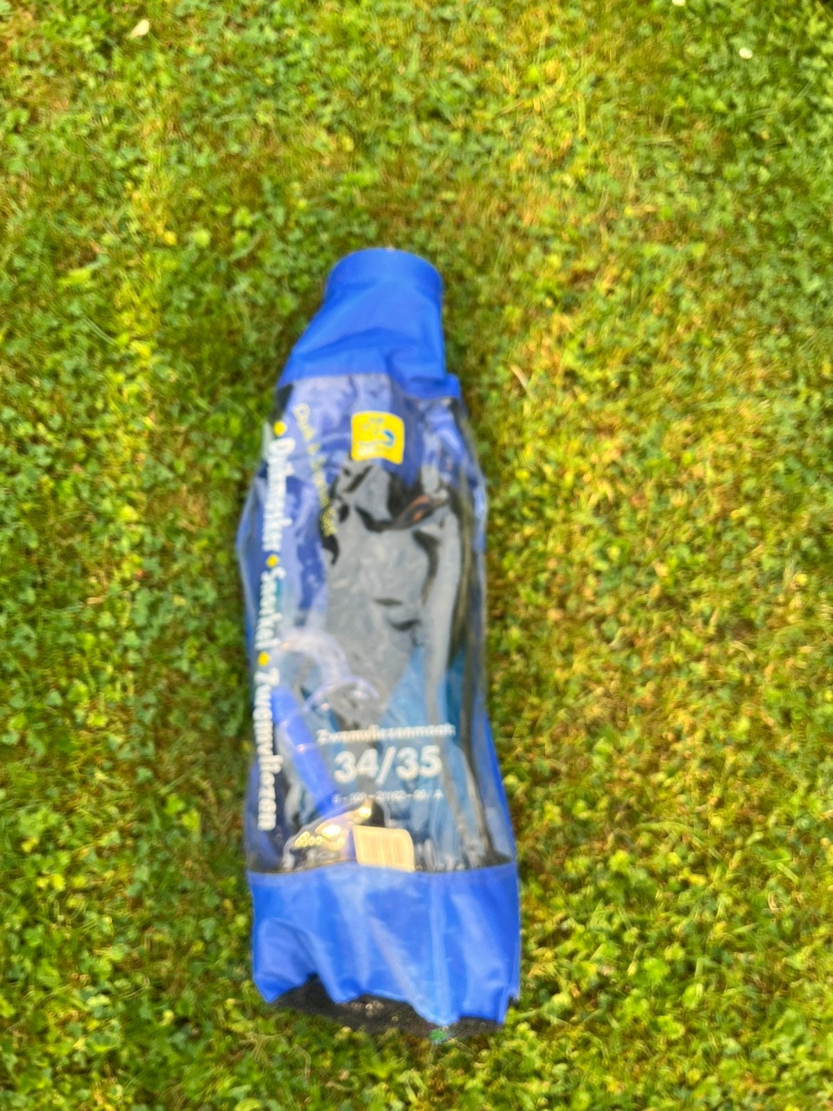 Flipperset zwemvliezen maat 34/ 35, Ophalen, Gebruikt, Snorkelset