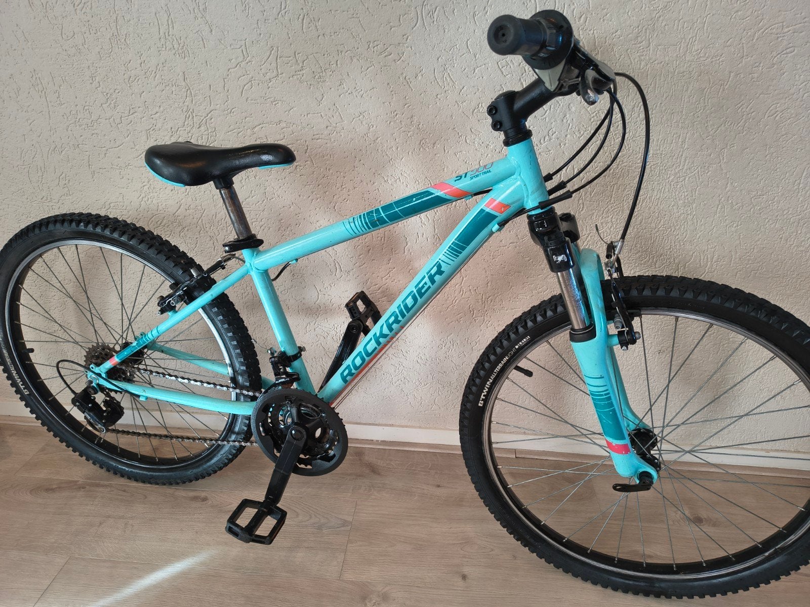 Rockrider ST500 Kinder Mountainbike 24 inch - V-brakes, Ophalen, 24 inch of meer, Gebruikt, Staal