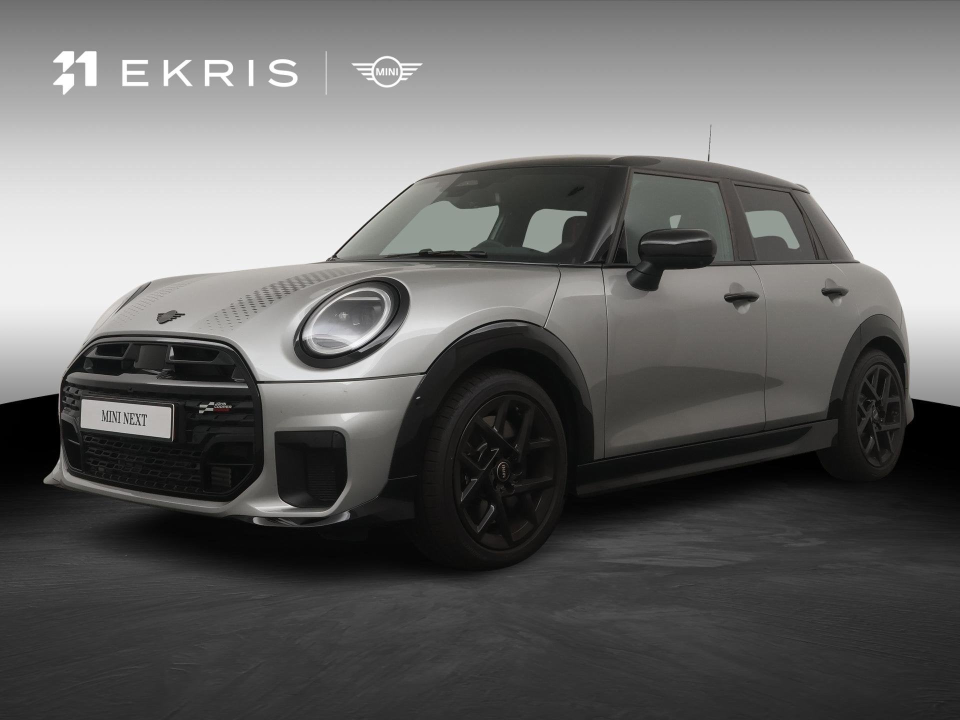 MINI Cooper C 5-deurs John Cooper Works | Pakket-XL | Stuur-, 156 pk, Met garantie (alle), Leder en Stof, Origineel Nederlands