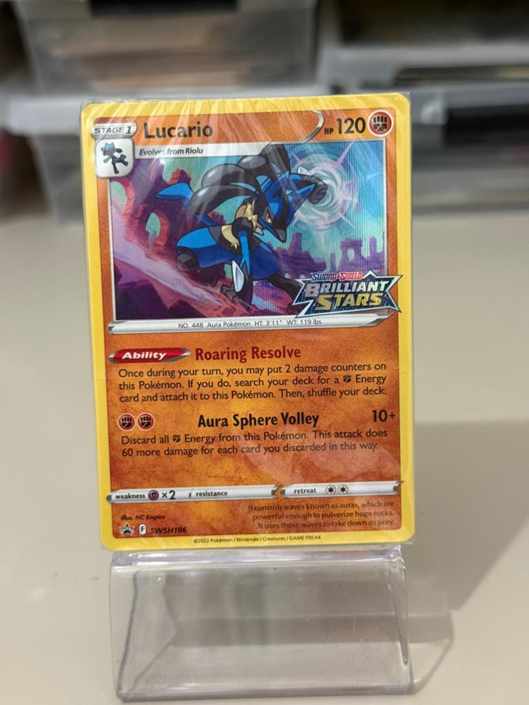 Lucario Brilliant Stars Stamp Promo Sealed, Ophalen of Verzenden, Zo goed als nieuw