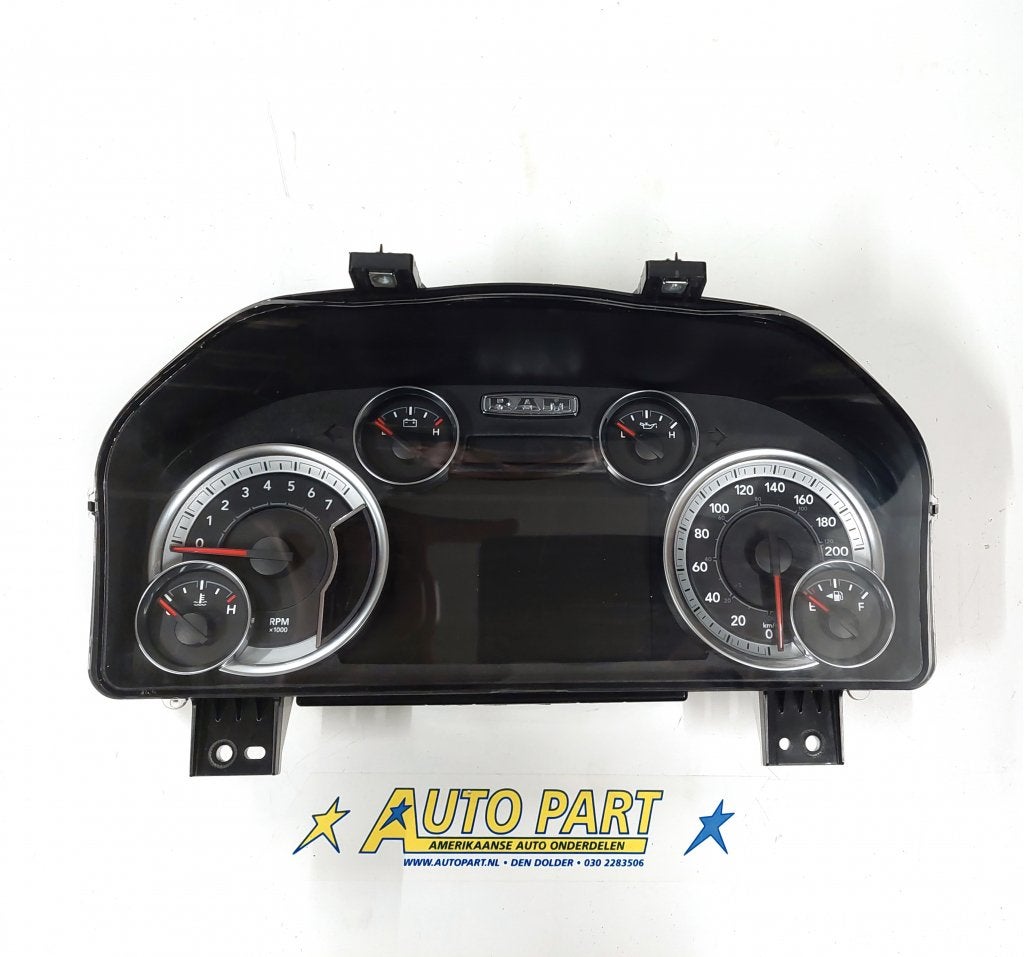 Dodge Ram pickup dashboard klok KM/H 2017-2018, Gebruikt, PO Box 21-8004 | Auburn Hills, MI 48321-8004, Amerikaanse onderdelen