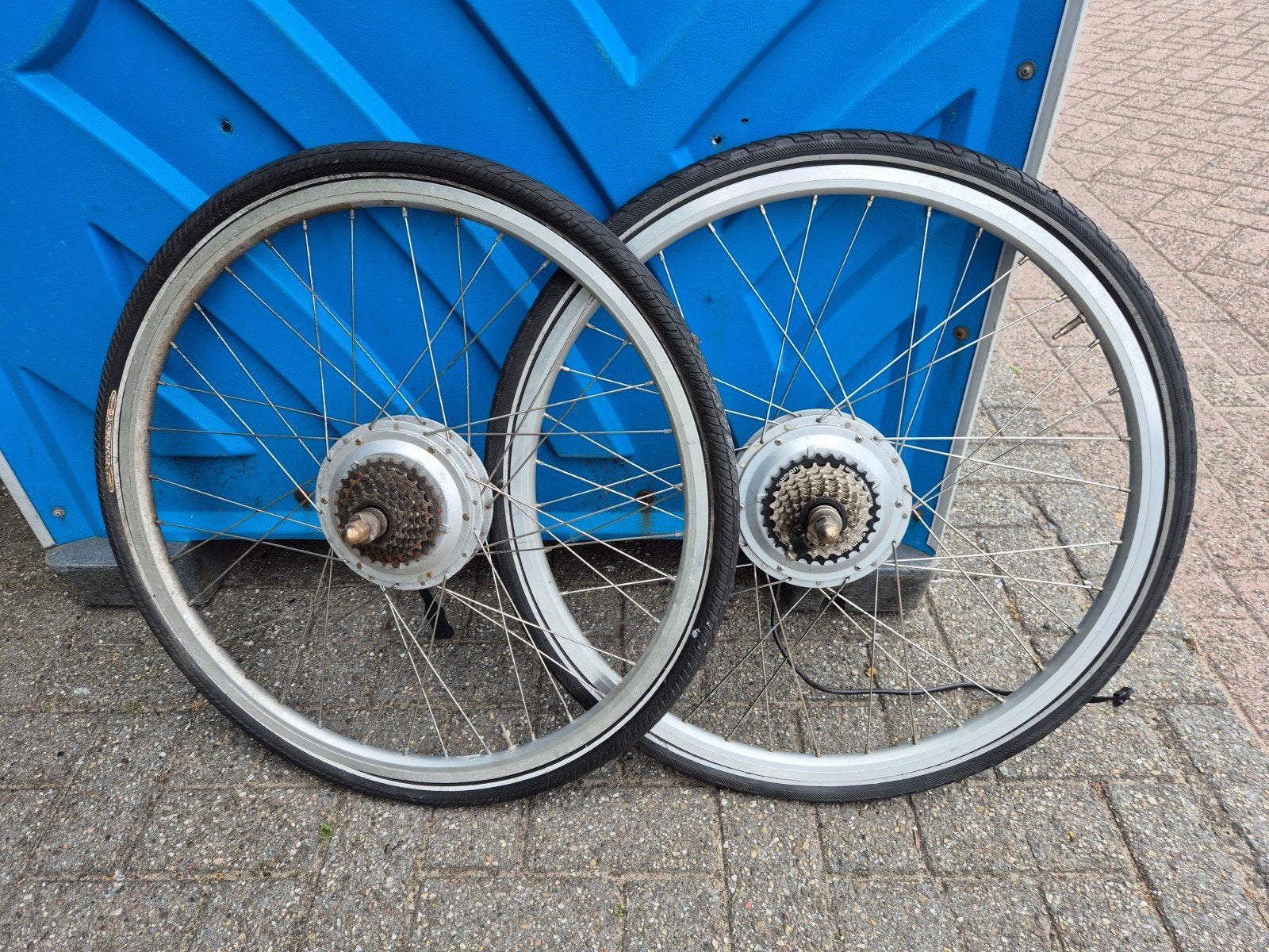 achterwiel met Ion motor Koga Batavus, Ophalen, Motor