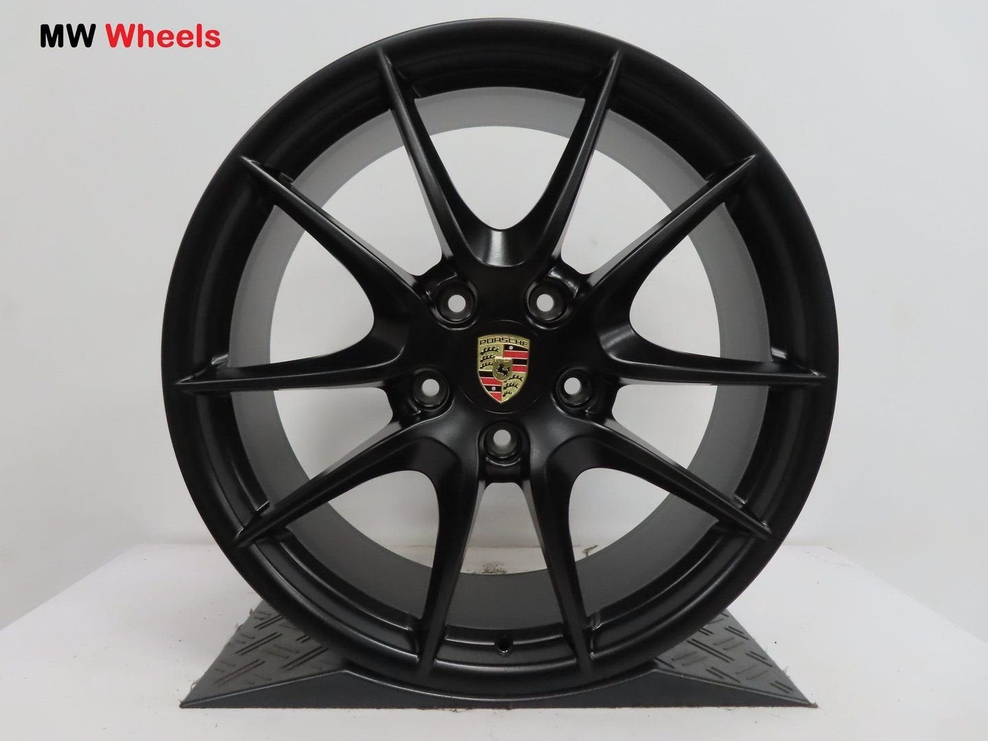 Originele Porsche Boxster Cayman 20 inch velgen satin zwart, Gebruikt, Velg(en), -, -