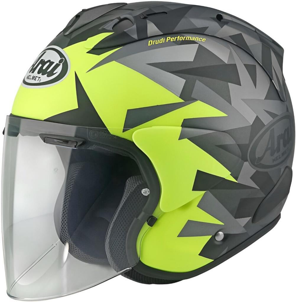 ARAI SZR EVO MIMESIS YELLOW, Motoren, Nieuw met kaartje, Industrieweg 1-40, 2712LA, Arai, Jethelm