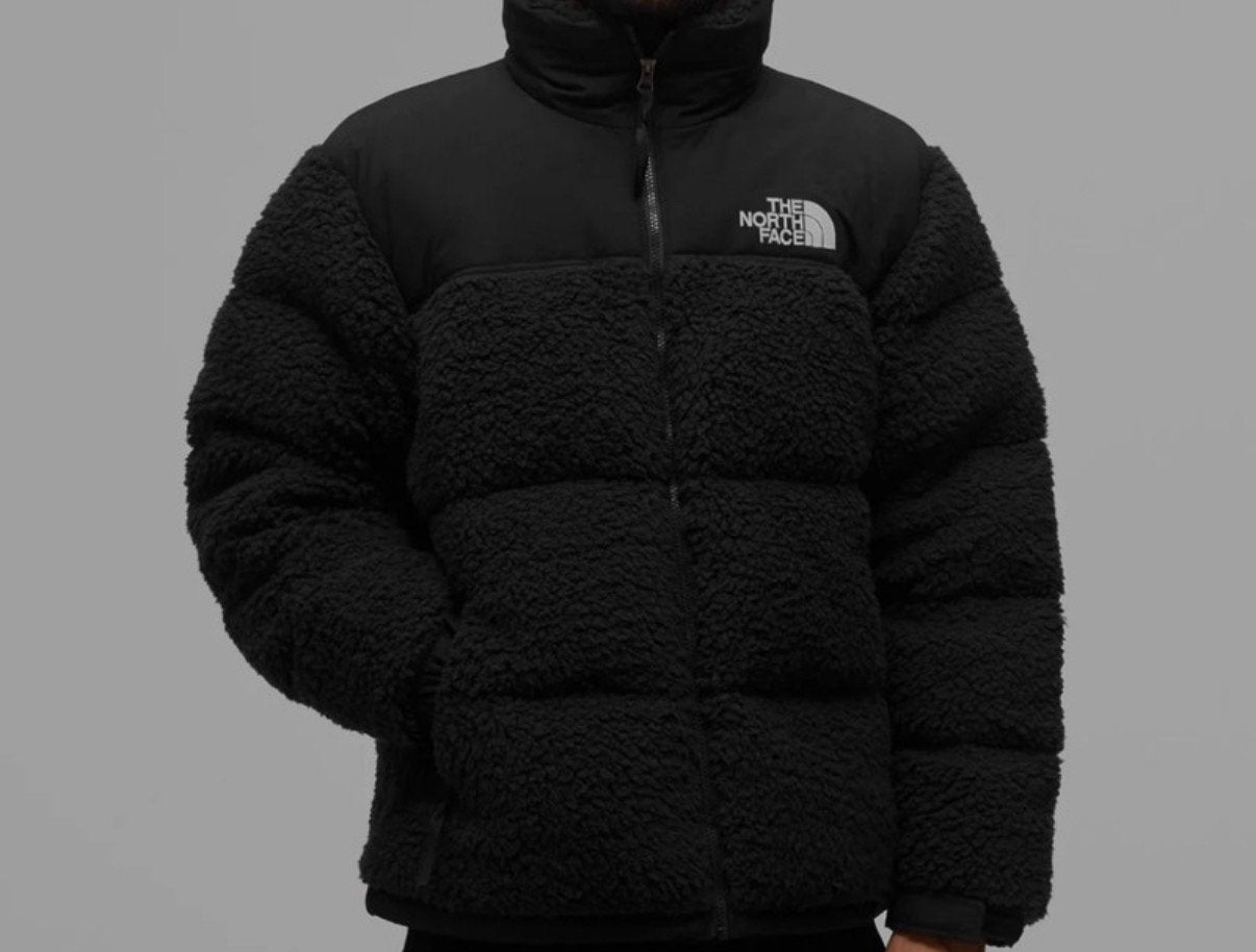 North Face High Pile 600 Nuptse | Zwart | S, Ophalen of Verzenden, Zo goed als nieuw, Zwart
