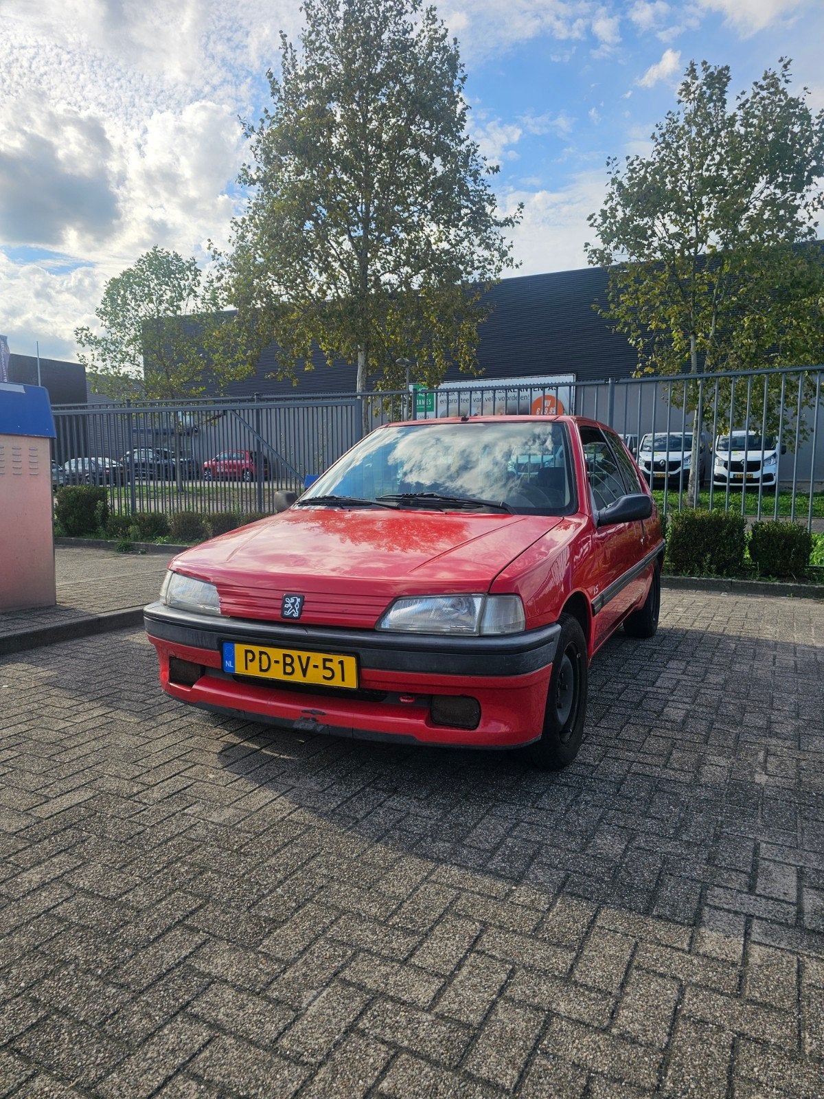 Peugeot 106 1.4 XS E2 1996 Rood, Auto's, Voorwielaandrijving, 4 cilinders, 400 kg, Origineel Nederlands