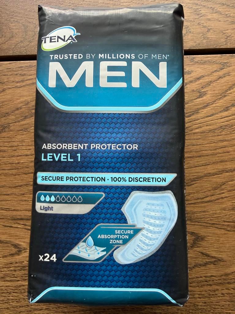 Tena Men, Ophalen, Nieuw