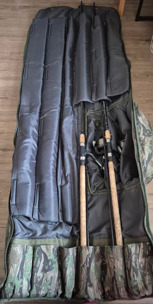 2 karperhengels Strategy The Legend met Okuma molens, Ophalen, Gebruikt, Complete set