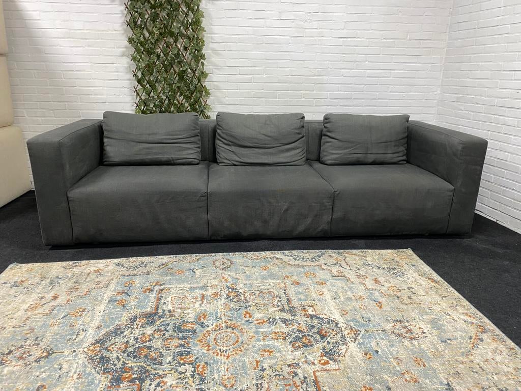 Minotti Braque 3,5 zits - Gereinigd - Gratis Levering, Ophalen of Verzenden, Zo goed als nieuw, 75 tot 100 cm, Vierpersoons of meer