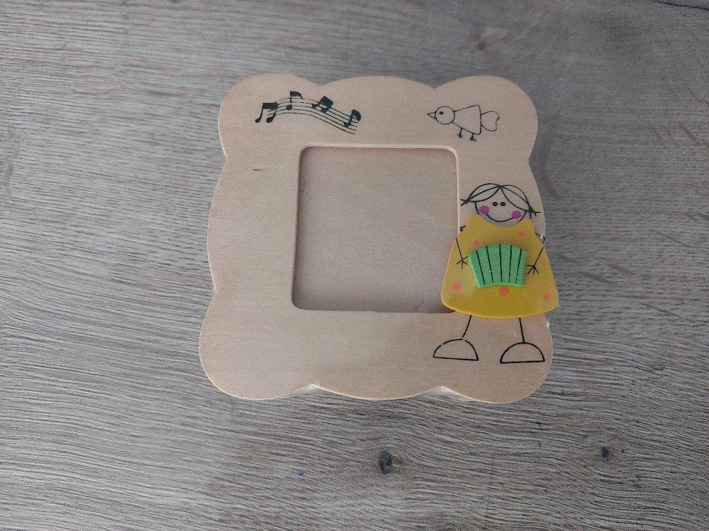 Houten Spaarpot met Meisje - Nieuw, Verzamelen, Ophalen of Verzenden, Nieuw, Hout, Overige thema's