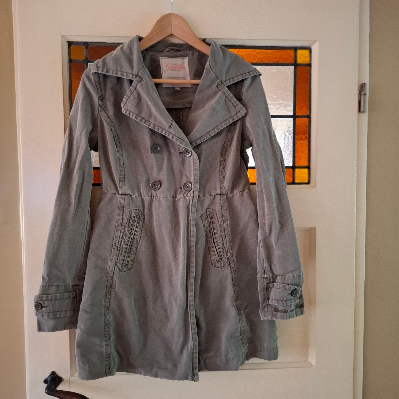 Geddes and Gillmore trenchcoat maat M, Maat 38/40 (M), Ophalen of Verzenden, Zo goed als nieuw, Geddes and Gillmore