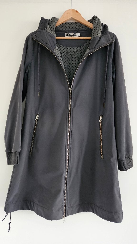 Danefæ København softshell jas donkergrijs maat S, Kleding | Dames, Ophalen of Verzenden, Zo goed als nieuw, Maat 36 (S), Grijs