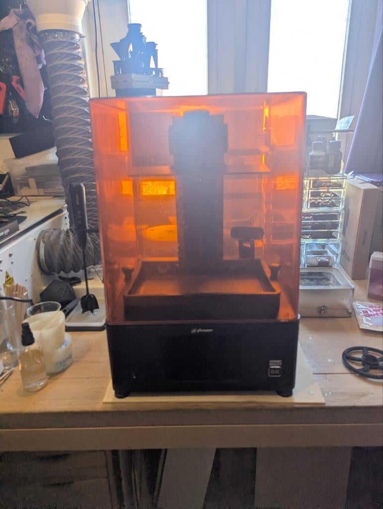 Resin printer - Phrozen mighty 8K, Computers en Software, 3D Printers, Gebruikt, Ophalen of Verzenden