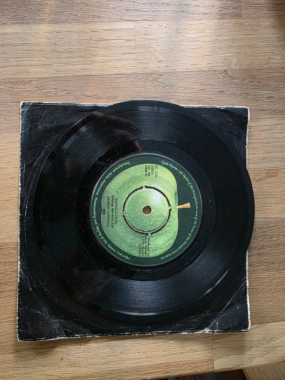George Harrison - Bangla Desh /Deep Blue 7 inch vinyl single, Ophalen, Gebruikt, 7 inch, Pop