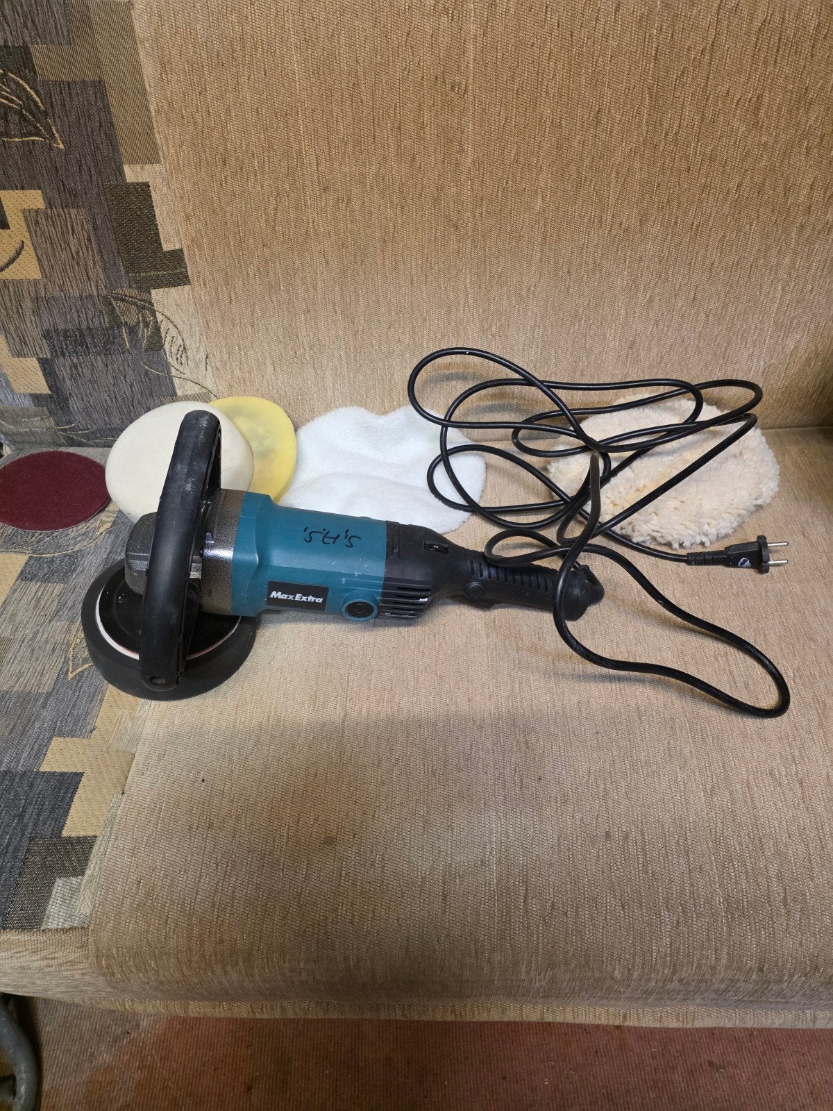 Max Extra Polijstmachine met diverse pads, Ophalen