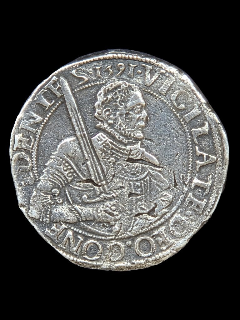 Prinsendaalder 1591 Zeeland // Extreem Zeldaam RRR, Postzegels en Munten, Vóór koninkrijk, Zilver, Losse munt, Overige waardes