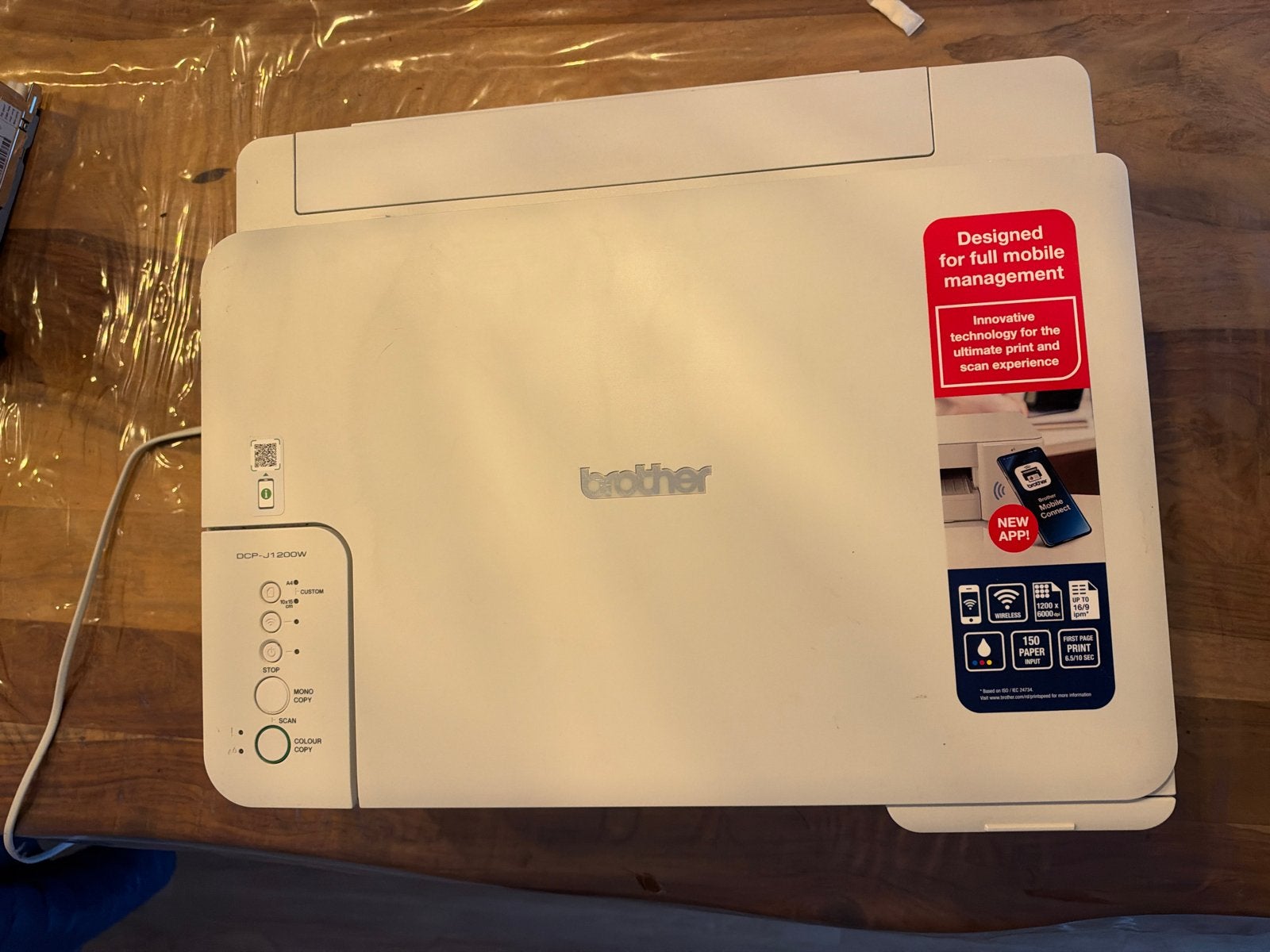 Brother DCP-J1200W All-in-One Inkjetprinter, Inkjetprinter, All-in-one, Kleur printen, Ophalen of Verzenden