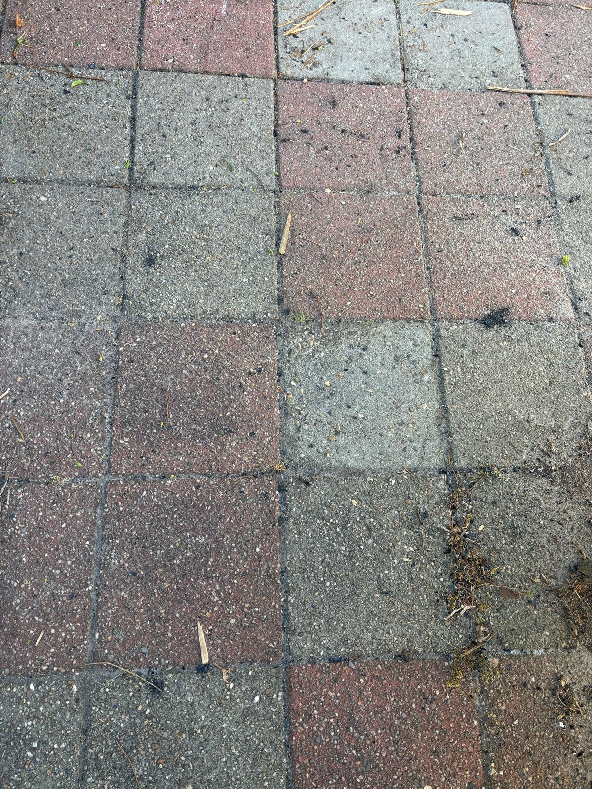 Stoeptegels grijs en rood 35M2 gratis op halen in Oisterwijk, Ophalen, Gebruikt, 10 m² of meer, Beton