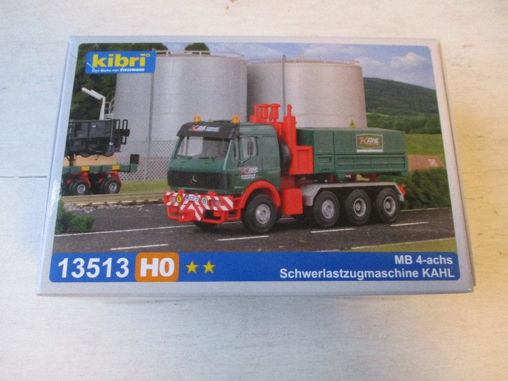 Kibri MB 4-achs Schwerlastzugmaschine KAHL no 13513, Hobby en Vrije tijd, Ophalen of Verzenden, Nieuw, Bus of Vrachtwagen, Overige merken
