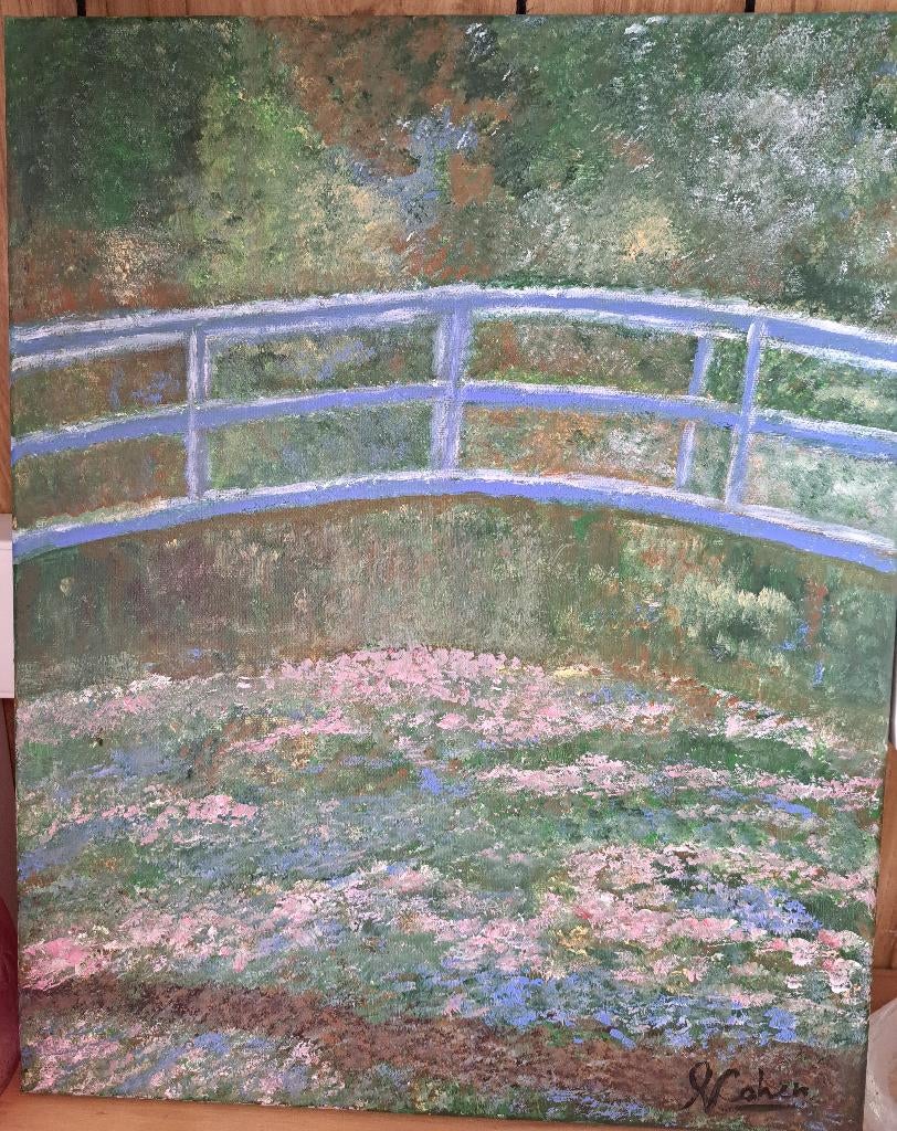 schilderij: bruggetje (Monet), Ophalen