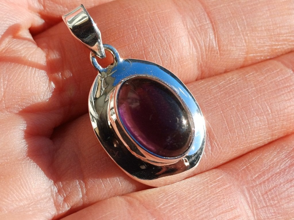 Vanoli 925 zilveren kettinghanger met amethist, Daiva1973@hotmail.com, Vanoli, Amsterdam, Paars