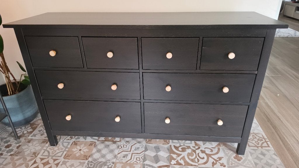 Ikea hemnes 8 ladekast of commode, Huis en Inrichting, Kasten | Ladekasten, Ophalen, Gebruikt, 100 tot 150 cm, 5 laden of meer
