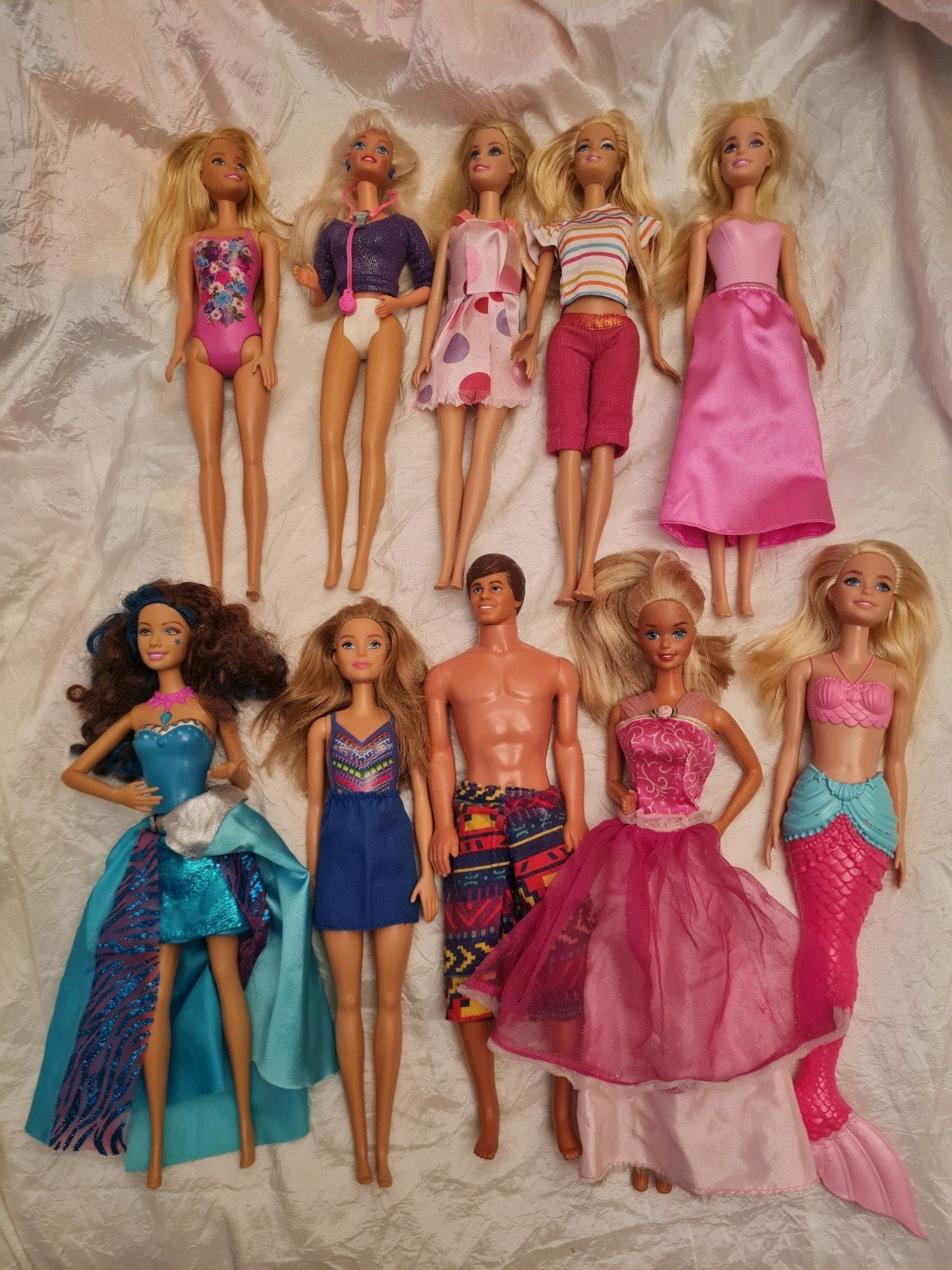Grote collectie Barbie poppen en Ken van mattel, Ophalen of Verzenden, Zo goed als nieuw, Barbie