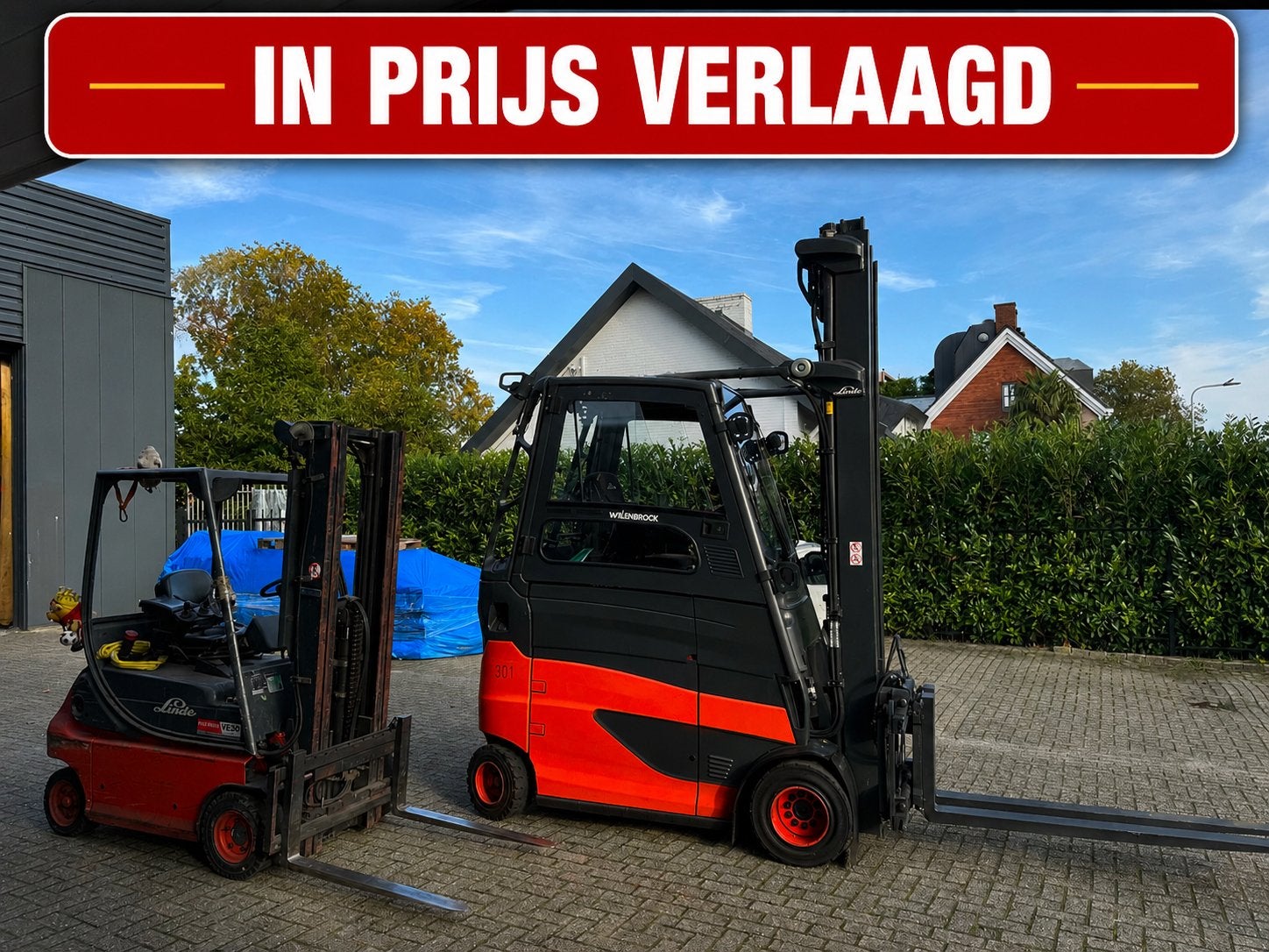 Linde E30 HL 3.000 Heftruck vorkversteller extra grote accu, Linde Toyota Hyster Komatsu Nissan jungheinrich Still Crown, Heftruck