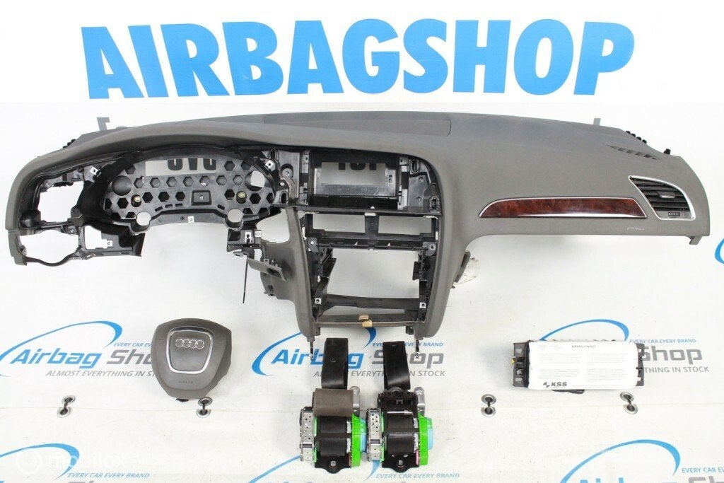 Airbag set - Dashboard grijs facelift Audi A4 B8 (2008-2012)
