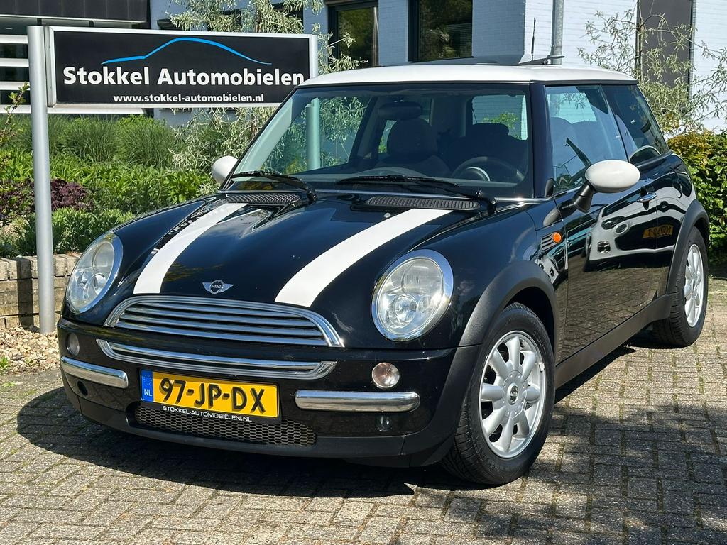 Mini 1.6 16V Cooper 2002 Zwart Panoramadak ✅€1950, Auto's, Mini, Bedrijf, Cooper, ABS, Airbags, Boordcomputer, Centrale vergrendeling