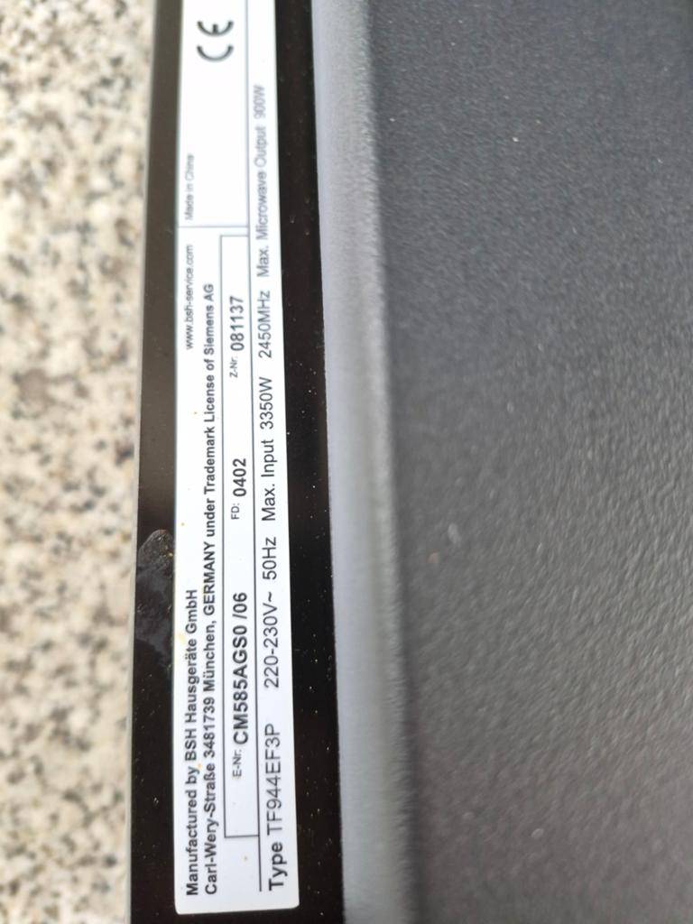 Siemens Combi-oven met Magnetronfunctie - Zo goed als nieuw, 45 tot 50 cm, Siemens, Ophalen of Verzenden, Inbouw