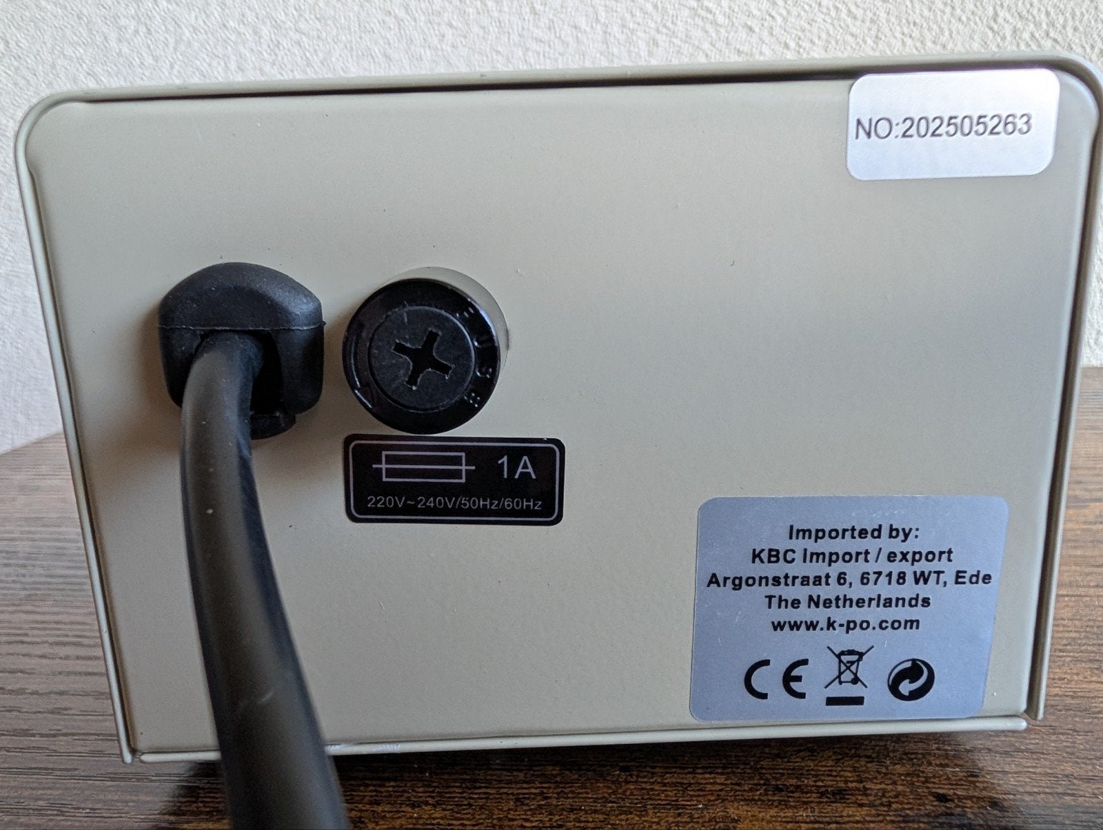 K-PO KPS-5 Schakelende Voeding 13.8V 5-7A, Ophalen of Verzenden, Zo goed als nieuw