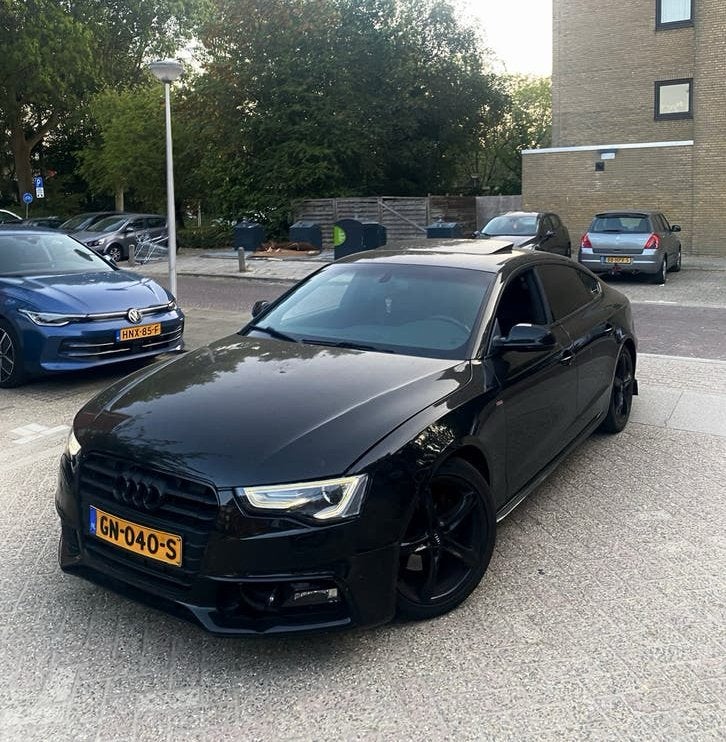 Audi A5 1.8 Tfsi 125KW Sportback M-tr 2015 Zwart, Auto's, Audi, Euro 5, Zwart, 4 cilinders, Leder en Stof