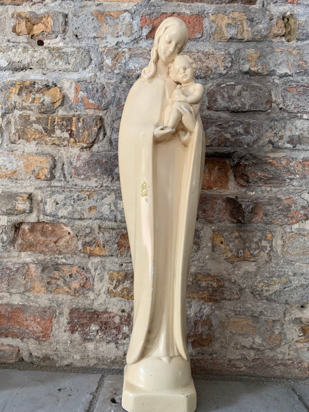 Maria met kind/ gips., Ophalen of Verzenden