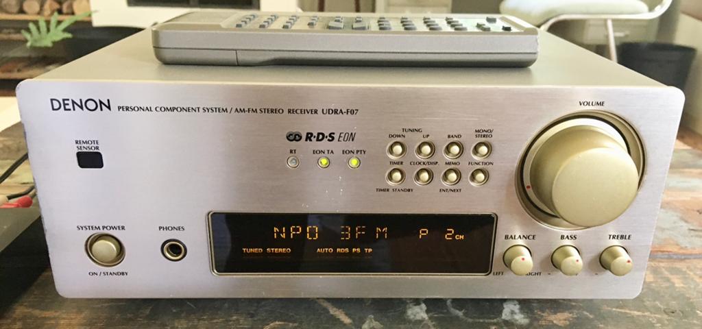 DENON UDRA-F07 receiver tuner versterker + RC-154 ab remote, Gebruikt, DENON, Denon, Ophalen of Verzenden