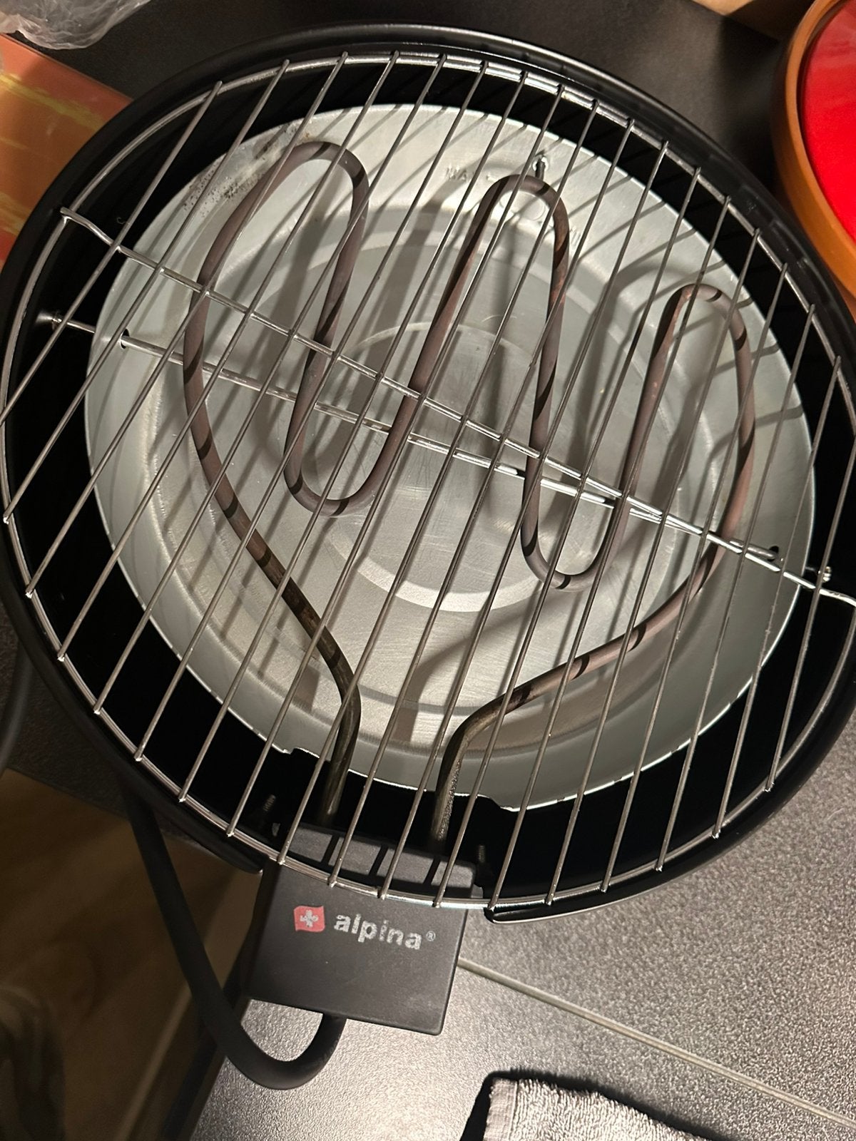 Alpina tafelgrill/ barbecue, Ophalen of Verzenden, Zo goed als nieuw
