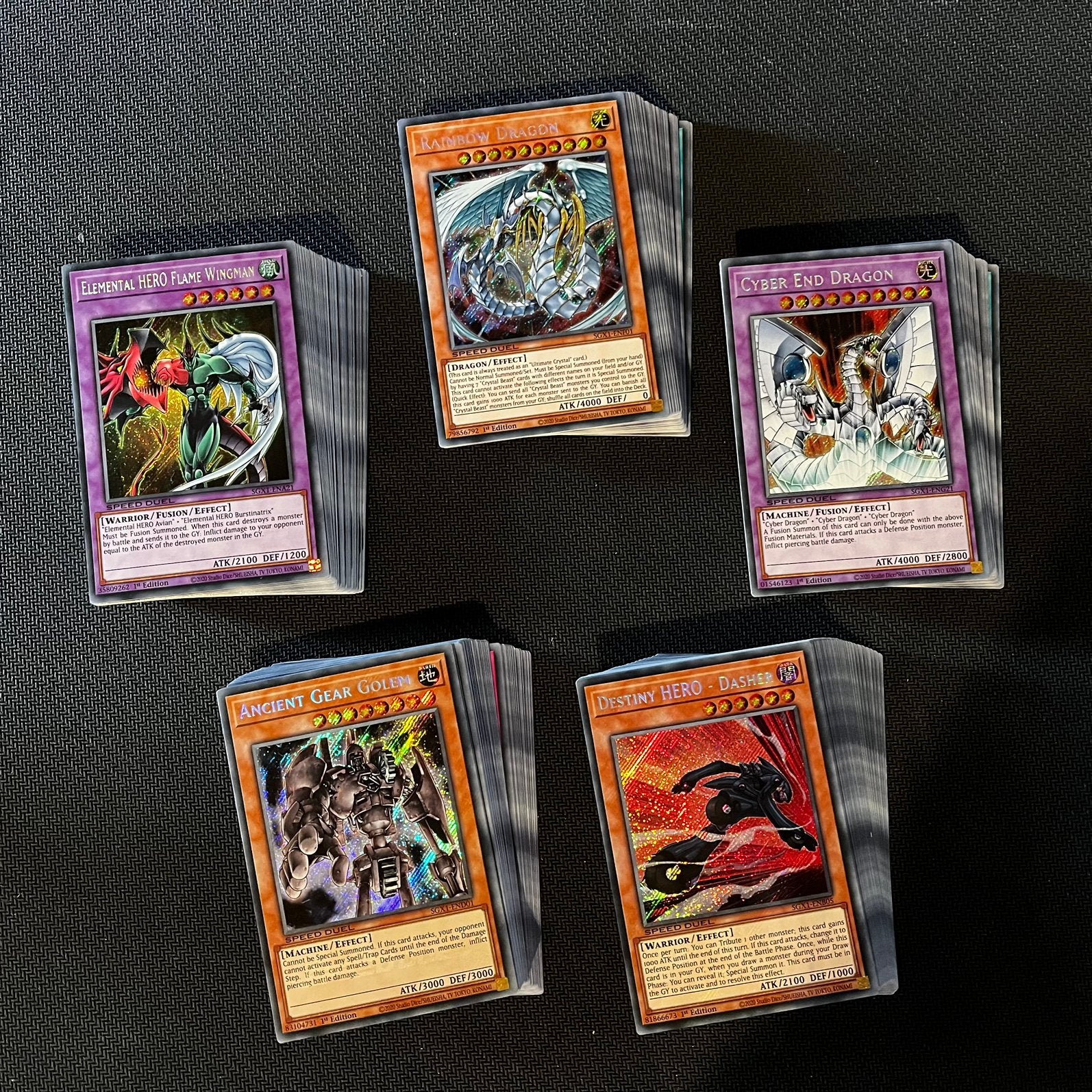 5 GX Acadamy Decks - Yu-Gi-Oh!, Ophalen of Verzenden, Zo goed als nieuw