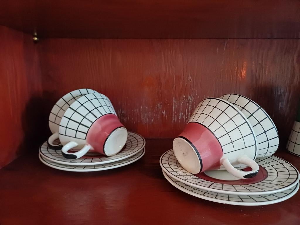 Granit Hungary servies pastel jaren 50, Antiek en Kunst, Ophalen of Verzenden