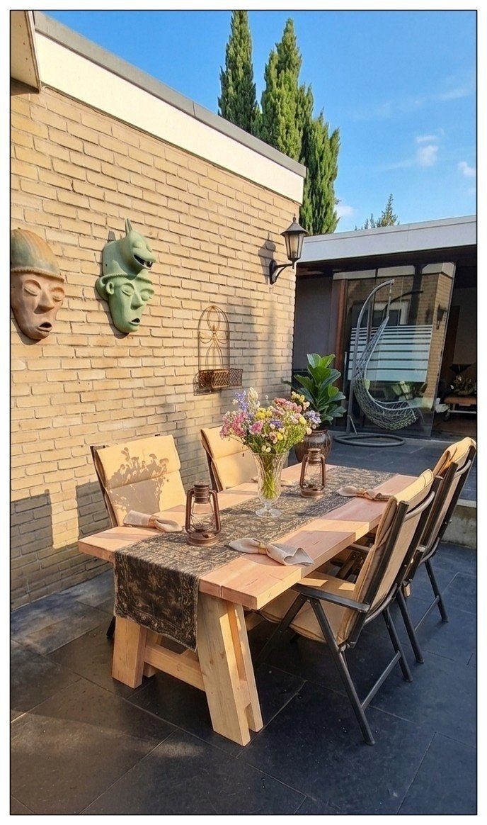 Nieuwe TUINTAFELS nu incl gratis LAK behandeling, Ophalen of Verzenden, Nieuw, Rechthoekig, Hout