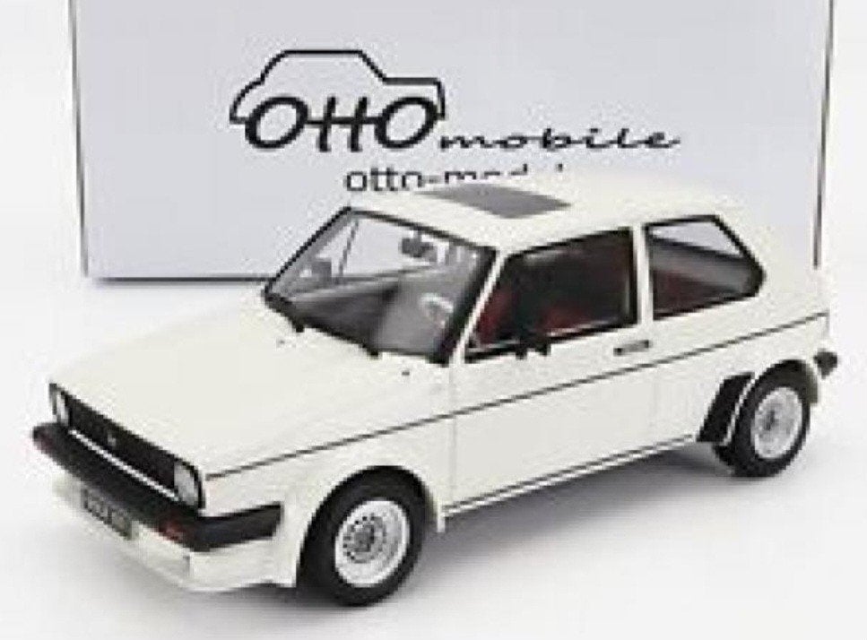 1:18 Volkswagen Golf MK1 GTi uit 1982 Wit Ottomobile, Ophalen of Verzenden, Nieuw, Auto, OttOMobile